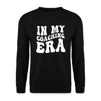Proud Coach Apparel - Best Coach, Team - Unisex Sweatshirt - black - Front - Alina (178cm) & Michal (187cm)