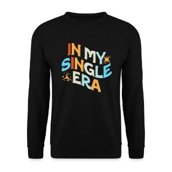 Humour drôle d’amour célibataire : le parfait - Sweat-shirt Unisexe - noir - Devant - Alina (178cm) & Michal (187cm)