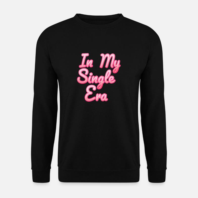 Lustiger Single-Liebeshumor: Der Perfekte - Unisex Pullover - Schwarz