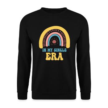 Humour drôle d’amour célibataire : le parfait - Sweat-shirt Unisexe - noir - Devant - Alina (178cm) & Michal (187cm)