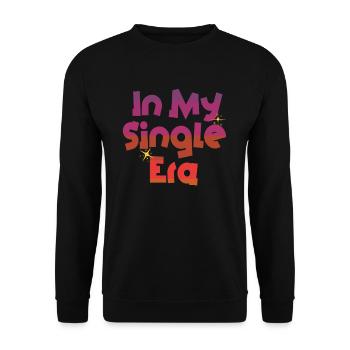Humour drôle d’amour célibataire : le parfait - Sweat-shirt Unisexe - noir - Devant - Alina (178cm) & Michal (187cm)