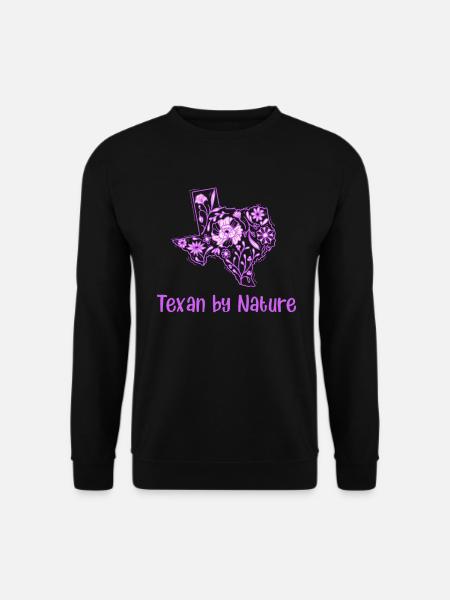 Wildflower Fields Wildflowers Bluebonnet - Unisex Sweatshirt - black