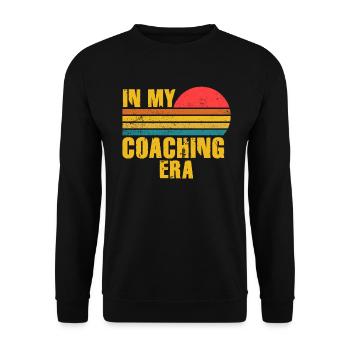 Proud Coach Apparel - Best Coach, Team - Unisex Sweatshirt - black - Front - Alina (178cm) & Michal (187cm)