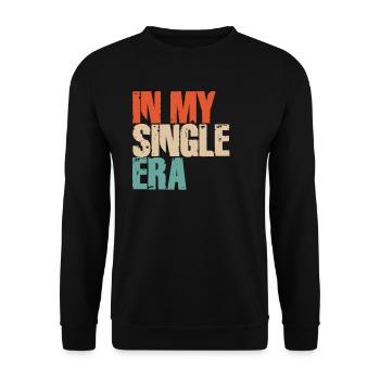 Humour drôle d’amour célibataire : le parfait - Sweat-shirt Unisexe - noir - Devant - Alina (178cm) & Michal (187cm)