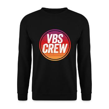 VBS Colorful Bible Vacation School Love - Unisex Sweatshirt - black - Front - Alina (178cm) & Michal (187cm)