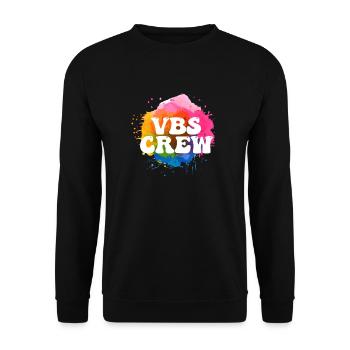 VBS Colorful Bible Vacation School Love - Unisex Sweatshirt - black - Front - Alina (178cm) & Michal (187cm)