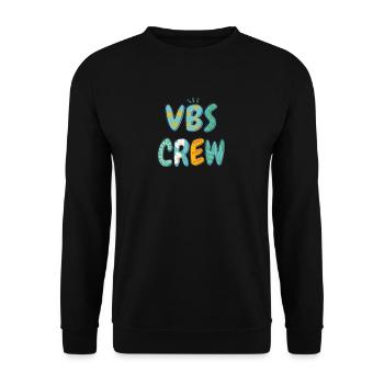 VBS Colorful Bible Vacation School Love - Unisex Sweatshirt - black - Front - Alina (178cm) & Michal (187cm)