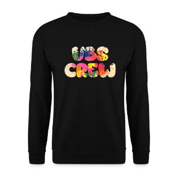 VBS Colorful Bible Vacation School Love - Unisex Sweatshirt - black - Front - Alina (178cm) & Michal (187cm)