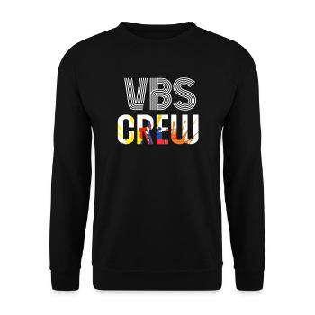 VBS Colorful Bible Vacation School Love - Unisex Sweatshirt - black - Front - Alina (178cm) & Michal (187cm)