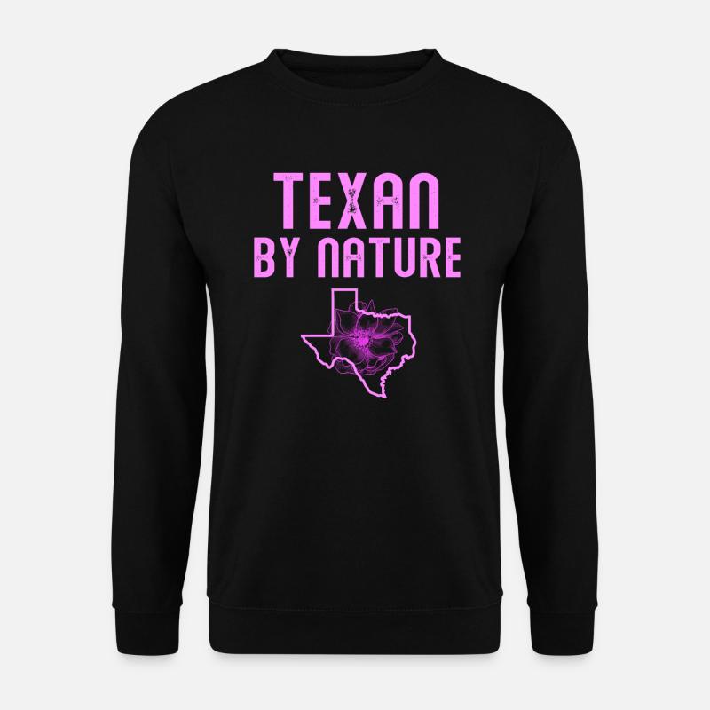 Wildflower Fields Wildflowers Bluebonnet - Unisex Sweatshirt - black