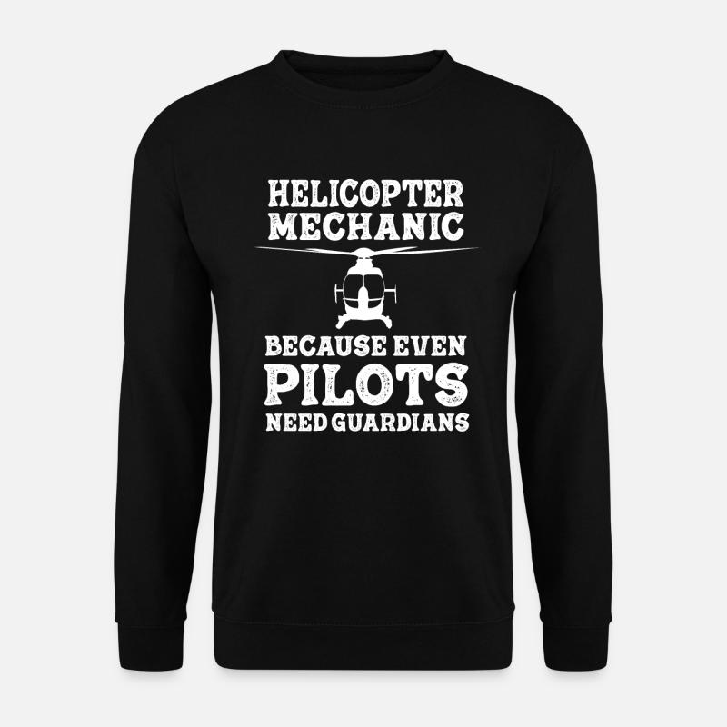 Hubschrauber-Mechaniker Wächter-Stolz - Unisex Pullover - Schwarz