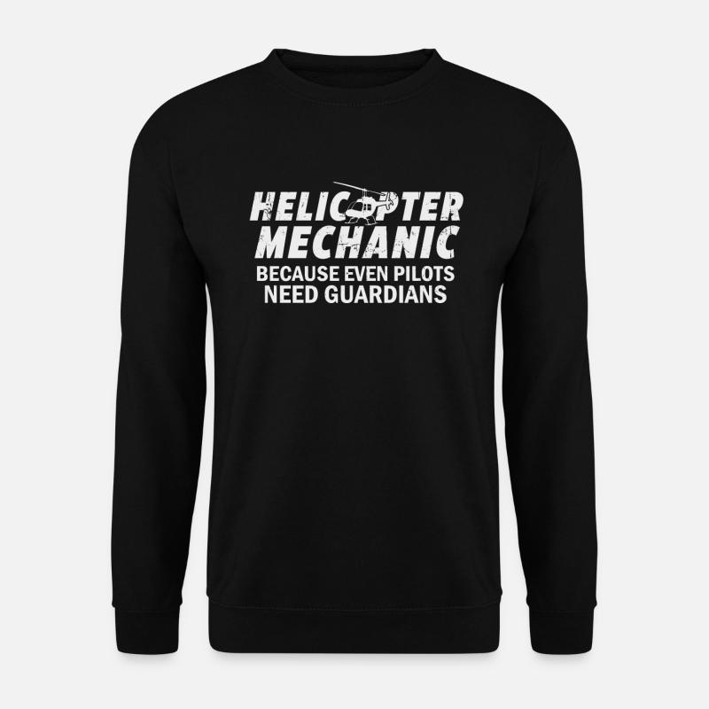 Helicopter Mechanic Guardian Pride - Unisex Sweatshirt - black