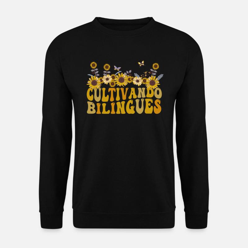 Cultivando Bilingües Professeur d’espagnol - Sweat-shirt Unisexe - noir