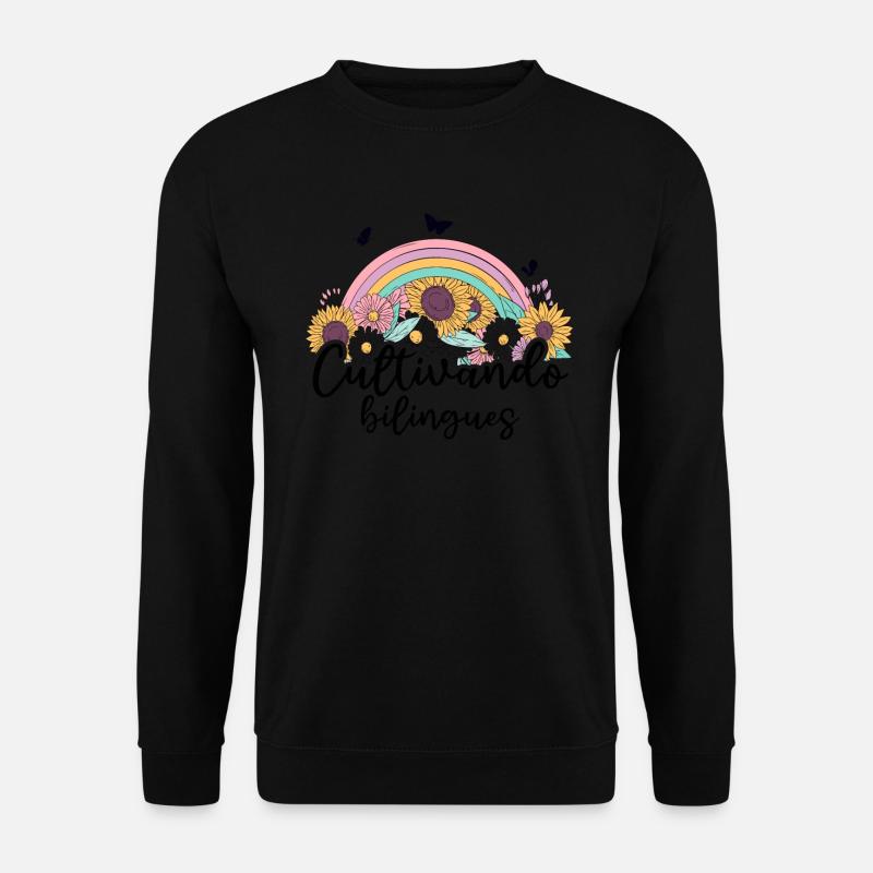 Cultivando Bilingües Spanischlehrerin - Unisex Pullover - Schwarz