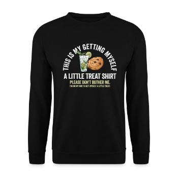 Dessert crémeux au sundae Ne me dérangez pas - Sweat-shirt Unisexe - noir - Devant - Alina (178cm) & Michal (187cm)