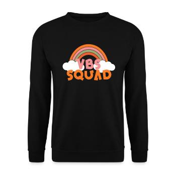 Vbs Crew Love Summer Bible School - Unisex Sweatshirt - black - Front - Alina (178cm) & Michal (187cm)