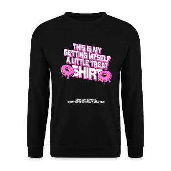 Creamy Sundae Dessert Don't Bother Me - Unisex Sweatshirt - black - Front - Alina (178cm) & Michal (187cm)