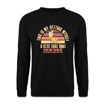 Creamy Sundae Dessert Don't Bother Me - Unisex Sweatshirt - black - Front - Alina (178cm) & Michal (187cm)