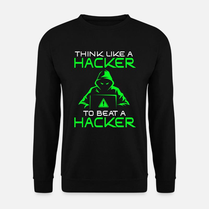 Ethical Hacker Cybersecurity Expertise - Unisex Sweatshirt - black