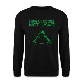 Ethische Hacker-Cybersicherheitsexpertise - Unisex Pullover - Schwarz - Vorne - Alina (178cm) & Michal (187cm)