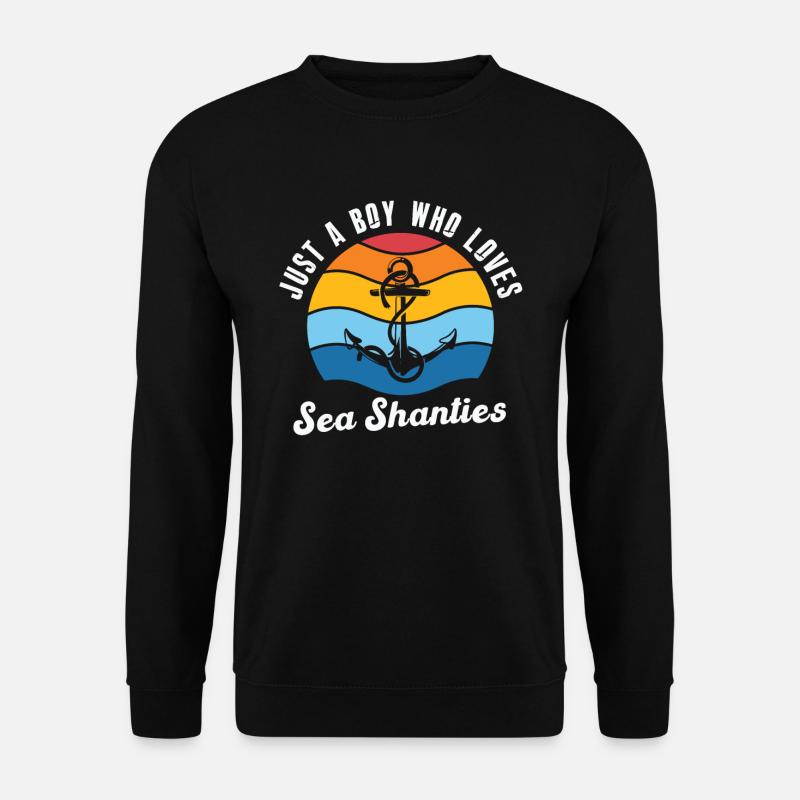 Sjöman, Meme, Piratskepp, Ocean Segling - Unisextröja - svart
