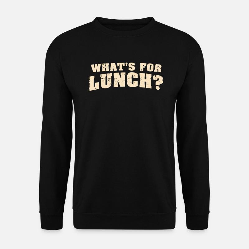 What's For Lunch? - Unisex Sweatshirt - black