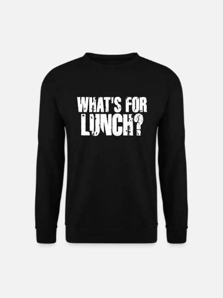 What's For Lunch? - Unisex Sweatshirt - black