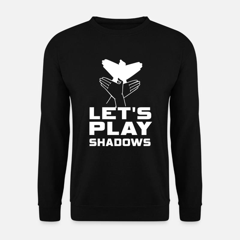 Let's Play Shadows Shadow Puppetry - Unisex Pullover - Schwarz
