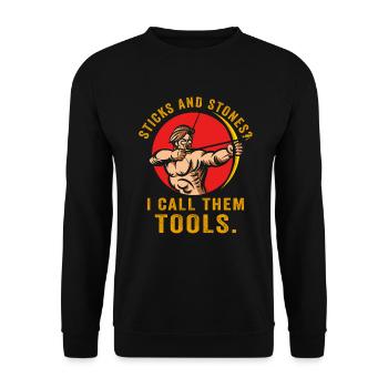 Arnis Eskrima Kali Art philippin - Sweat-shirt Unisexe - noir - Devant - Alina (178cm) & Michal (187cm)