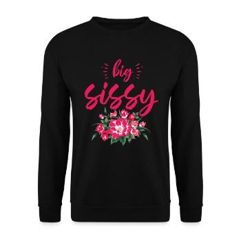 Famille Grande Sœur - Sweat-shirt Unisexe - noir - Devant - Alina (178cm) & Michal (187cm)