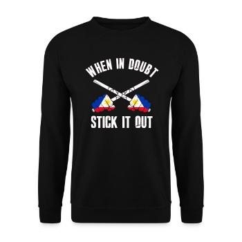 Arnis Eskrima Kali Filipino FMA - Sweat-shirt Unisexe - noir - Devant - Alina (178cm) & Michal (187cm)