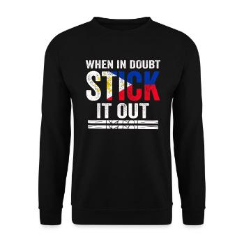 Arnis Eskrima Kali Filipino FMA - Unisex Sweatshirt - black - Front - Alina (178cm) & Michal (187cm)