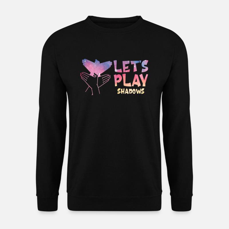 Let's Play Shadows Shadow Puppetry - Unisex Pullover - Schwarz