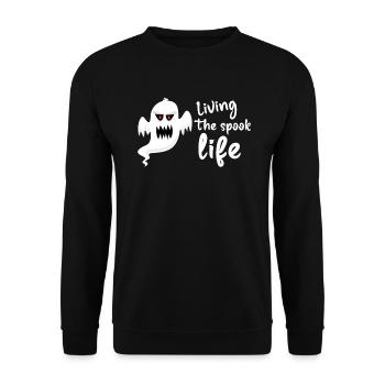 Vivre la vie fantôme Spook Life Appât - Sweat-shirt Unisexe - noir - Devant - Alina (178cm) & Michal (187cm)