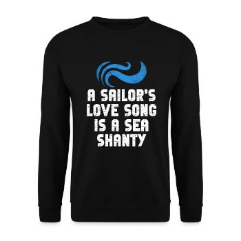 marin meme bateau pirate navigation océanique - Sweat-shirt Unisexe - noir - Devant - Alina (178cm) & Michal (187cm)