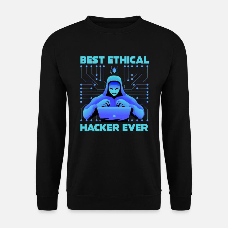 Ethical Hacker Cybersecurity Expertise - Unisex Sweatshirt - black