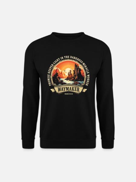 Wegweiser, Versprechenshüter, Wundertäter - Unisex Pullover - Schwarz
