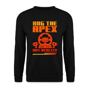 Simracer Esports Enthusiast Sim Racing - Unisex Sweatshirt - black - Front - Alina (178cm) & Michal (187cm)