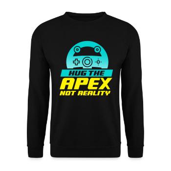 Simracer Esports Enthusiast Sim Racing - Unisex Sweatshirt - black - Front - Alina (178cm) & Michal (187cm)