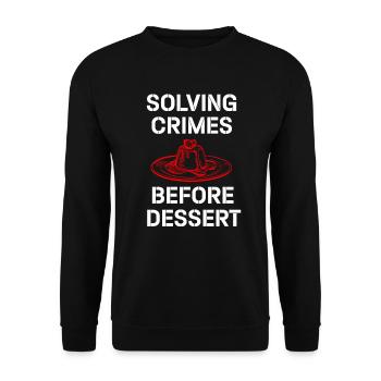 Murder Mystery Dinner Fun Night - Sweat-shirt Unisexe - noir - Devant - Alina (178cm) & Michal (187cm)