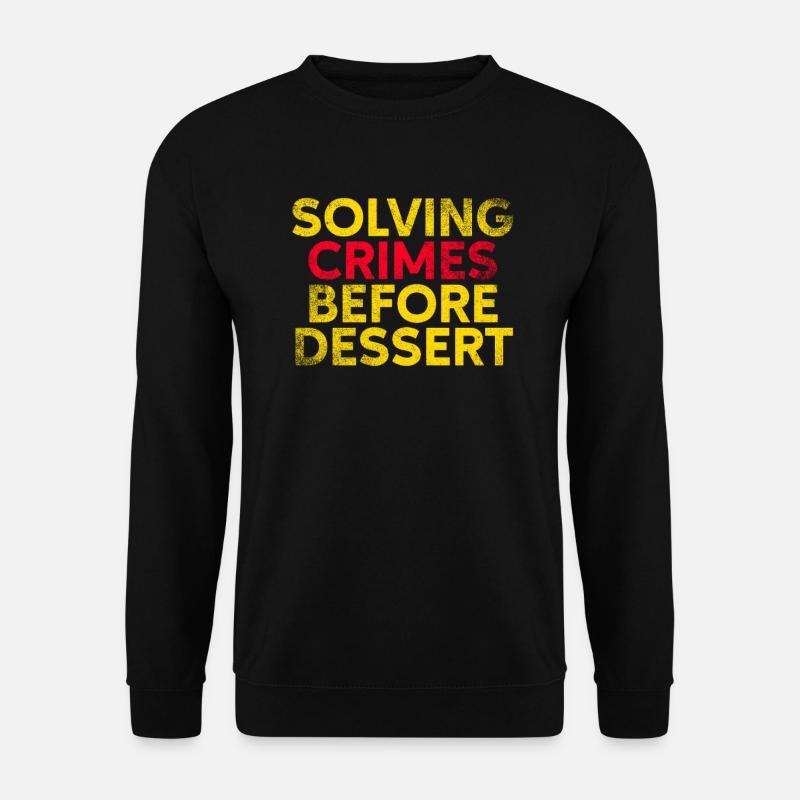 Murder Mystery Dinner Fun Night - Unisex Sweatshirt - black