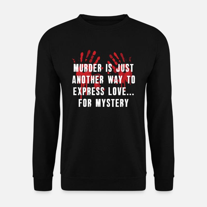 Krimi-Dinner-Spaß-Nacht - Unisex Pullover - Schwarz