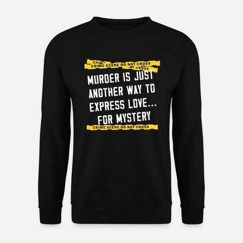 Murder Mystery Dinner Fun Night - Unisex Sweatshirt - black