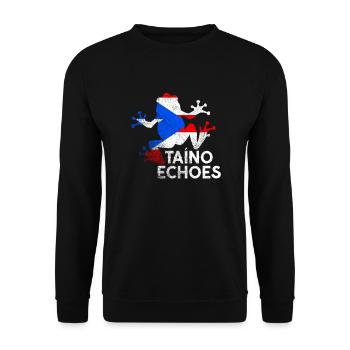 Taíno fait écho à la fierté de l’ascendance caribéenne - Sweat-shirt Unisexe - noir - Devant - Alina (178cm) & Michal (187cm)