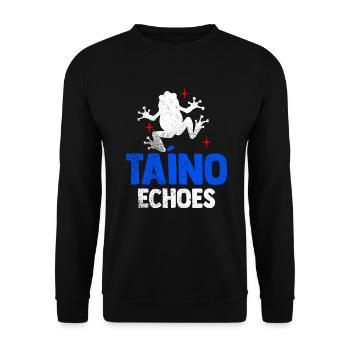 Taíno fait écho à la fierté de l’ascendance caribéenne - Sweat-shirt Unisexe - noir - Devant - Alina (178cm) & Michal (187cm)