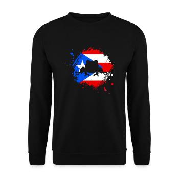 Taíno fait écho à la fierté de l’ascendance caribéenne - Sweat-shirt Unisexe - noir - Devant - Alina (178cm) & Michal (187cm)