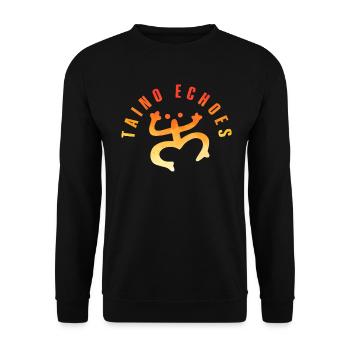 Taíno Echoes Caribbean Ancestry Pride - Unisex Sweatshirt - black - Front - Alina (178cm) & Michal (187cm)