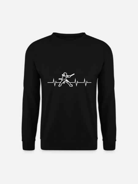 Heartbeat of Fencing - En garde! - Unisex Sweatshirt - black