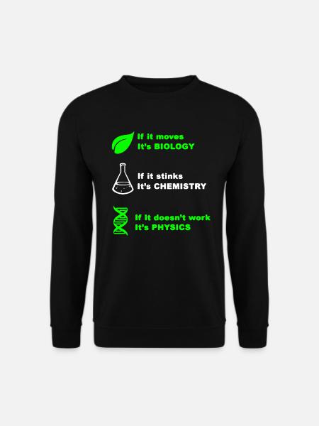 Wissenschafts-Shirt - Unisex Pullover - Schwarz