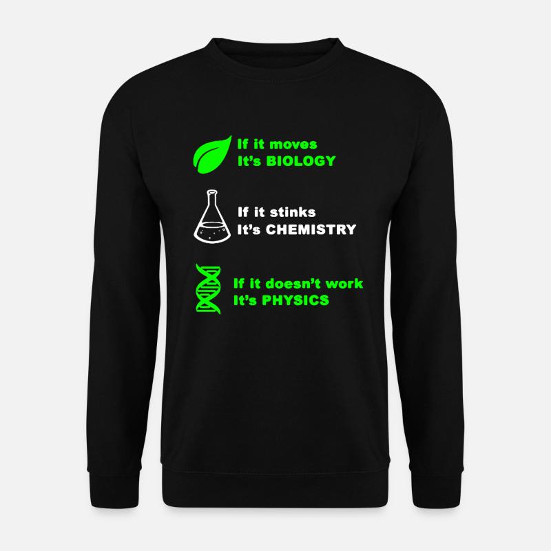 Wissenschafts-Shirt - Unisex Pullover - Schwarz